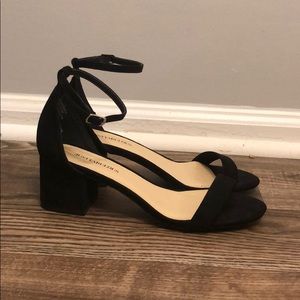 Black Heeled Sandals
